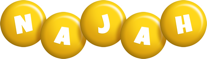 Najah candy-yellow logo