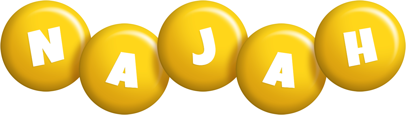 Najah candy-yellow logo