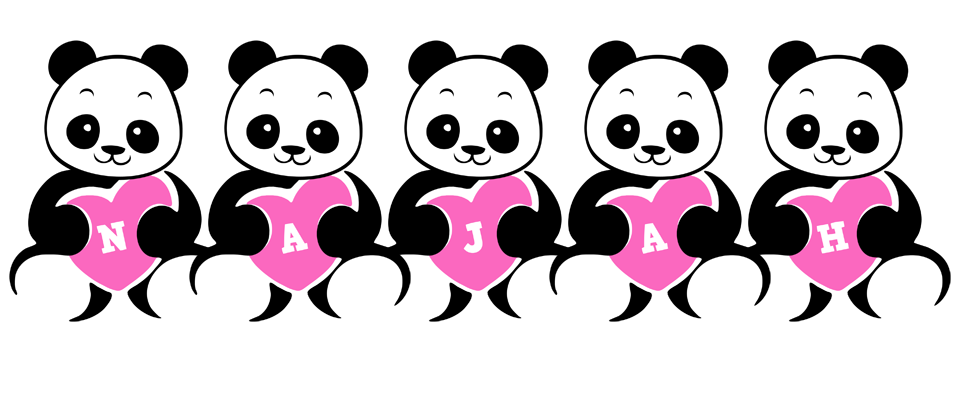 Najah love-panda logo