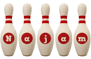 Najam bowling-pin logo