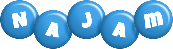 Najam candy-blue logo