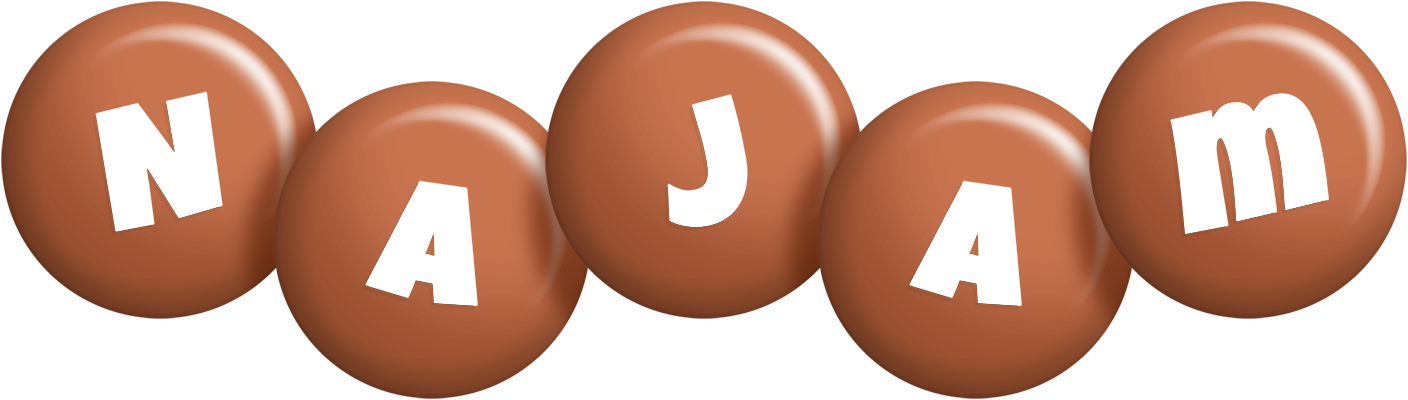 Najam candy-brown logo