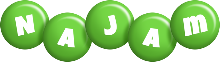 Najam candy-green logo