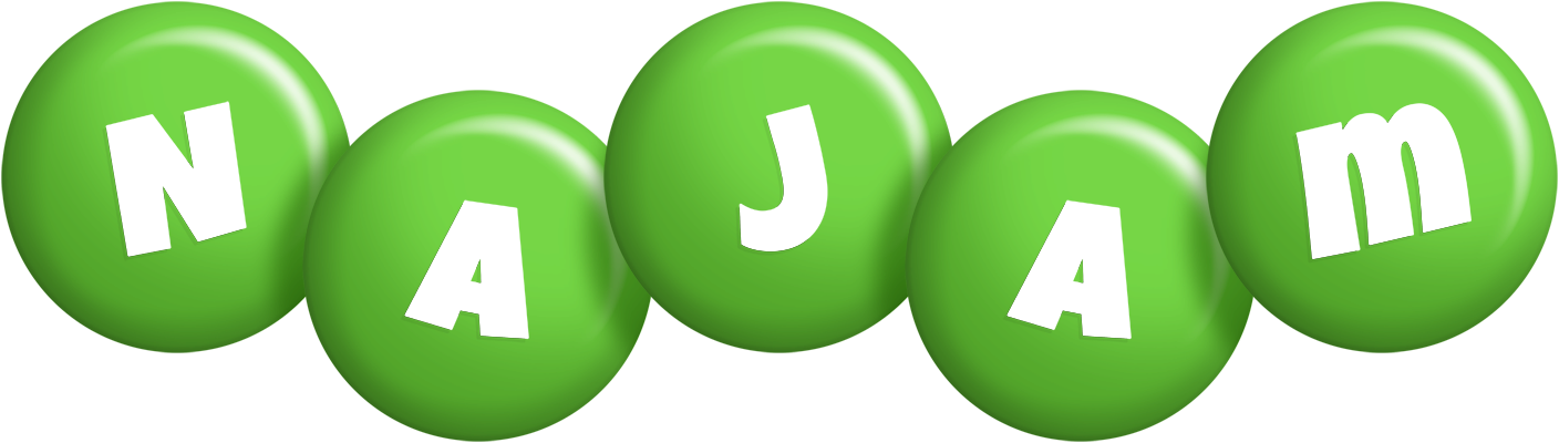 Najam candy-green logo