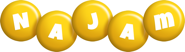 Najam candy-yellow logo