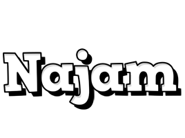 Najam snowing logo