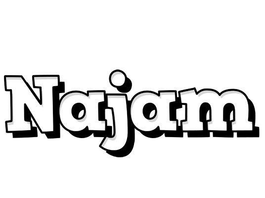 Najam snowing logo