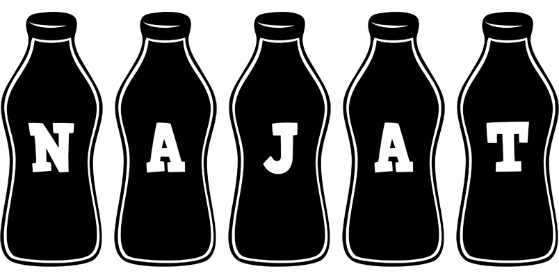 Najat bottle logo