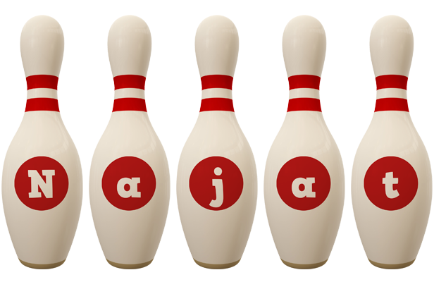 Najat bowling-pin logo