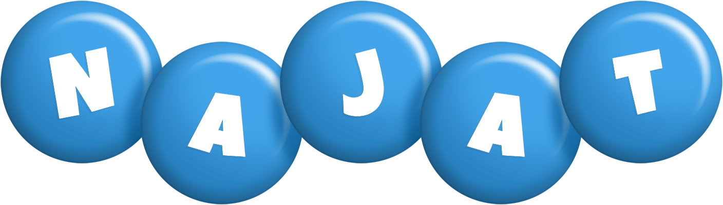 Najat candy-blue logo