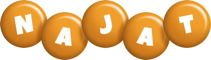 Najat candy-orange logo