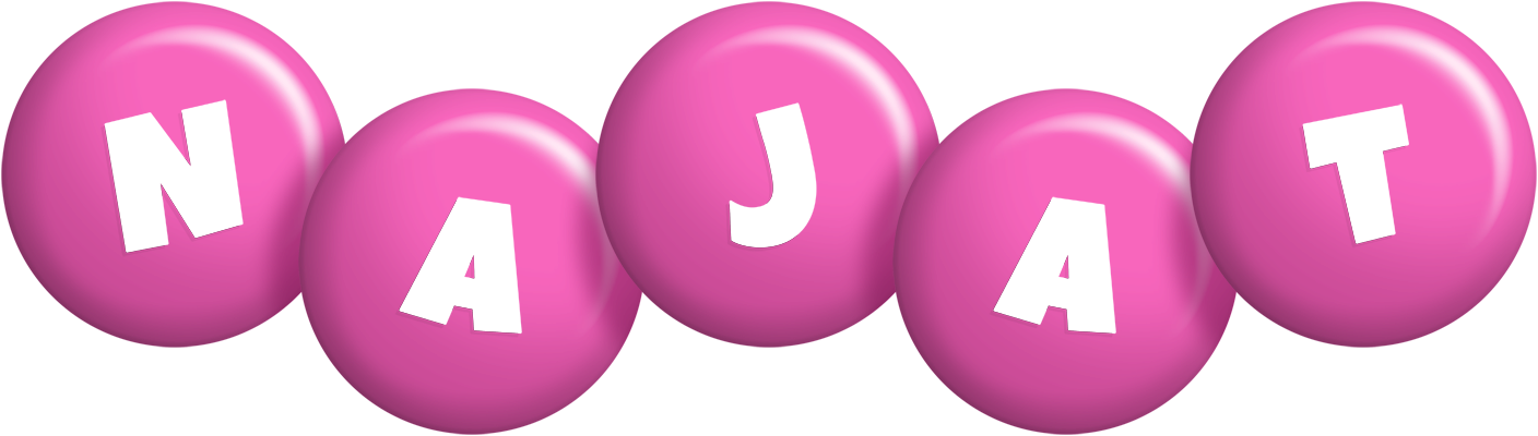 Najat candy-pink logo