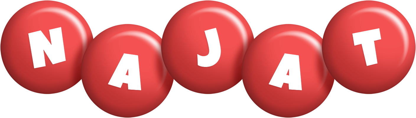 Najat candy-red logo