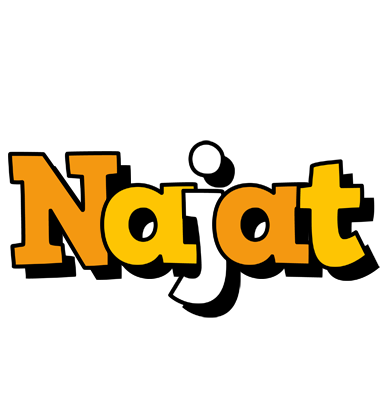 Najat cartoon logo