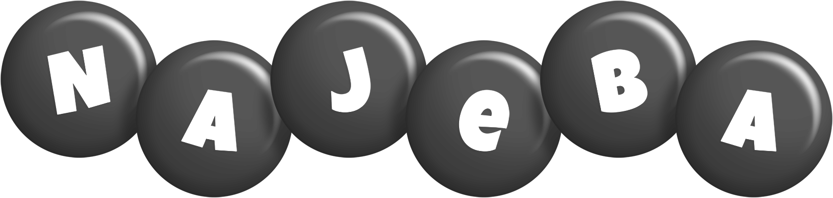 Najeba candy-black logo