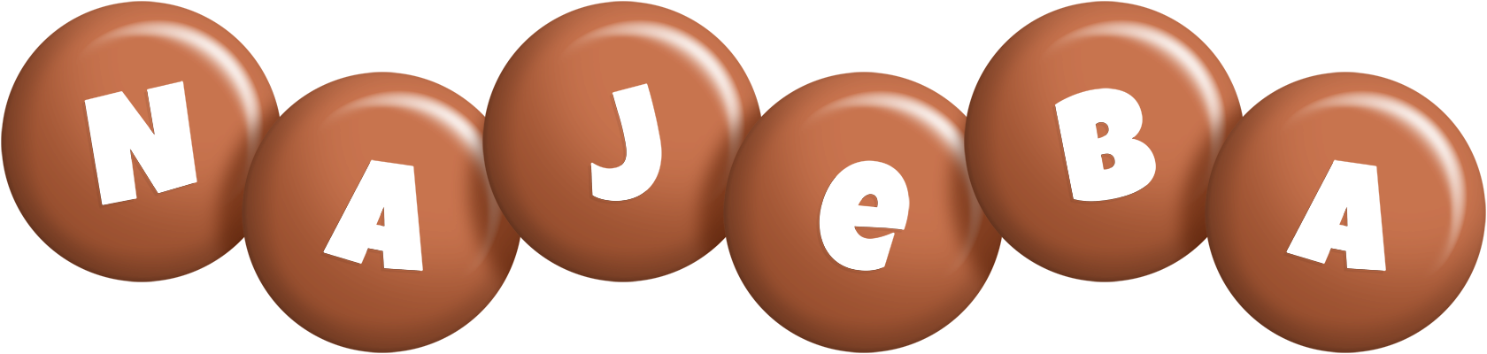 Najeba candy-brown logo