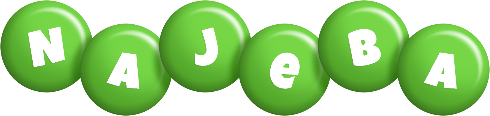 Najeba candy-green logo