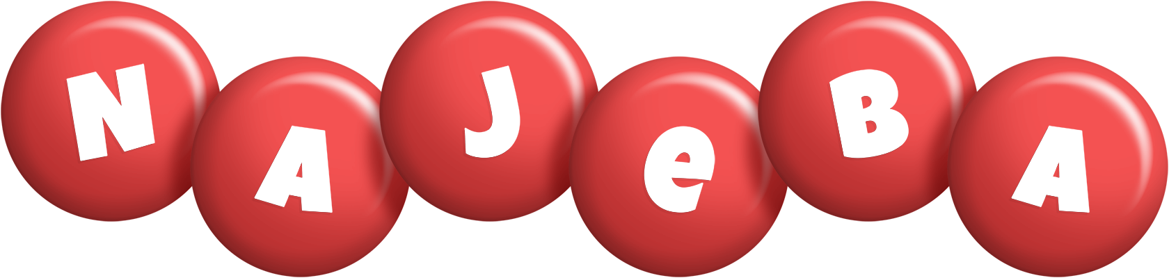 Najeba candy-red logo