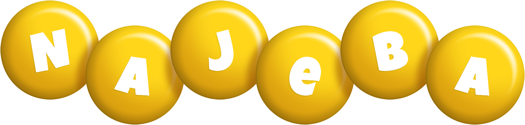 Najeba candy-yellow logo