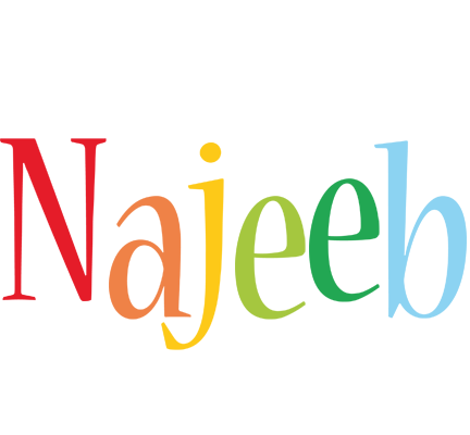 Najeeb birthday logo