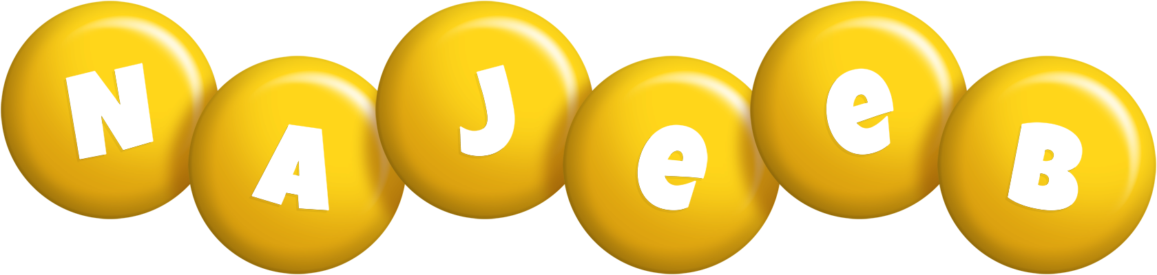 Najeeb candy-yellow logo