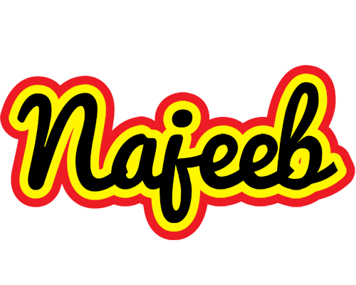 Najeeb flaming logo