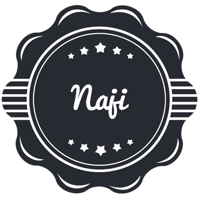 Naji badge logo
