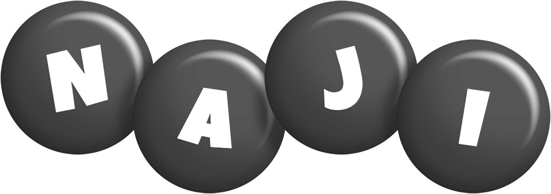 Naji candy-black logo