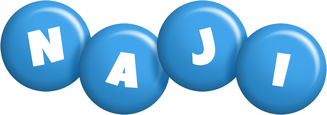 Naji candy-blue logo