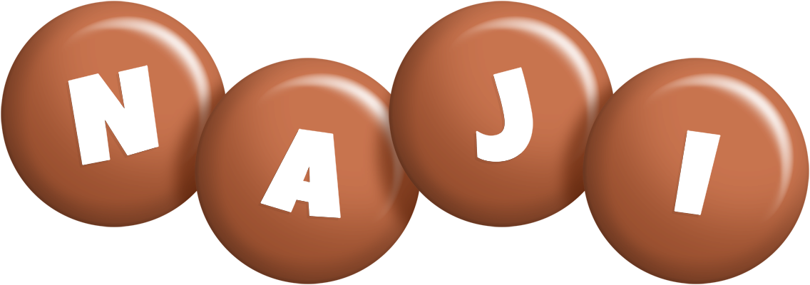 Naji candy-brown logo