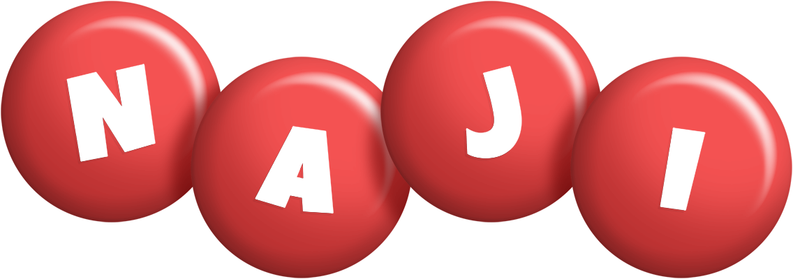 Naji candy-red logo