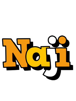 Naji cartoon logo