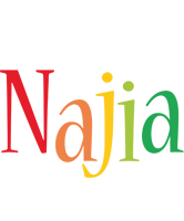 Najia birthday logo