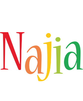 Najia birthday logo
