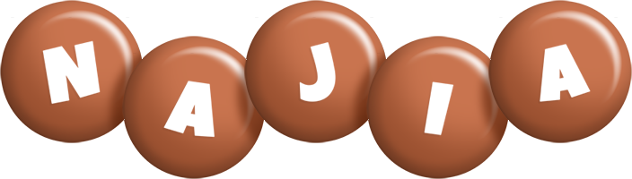 Najia candy-brown logo