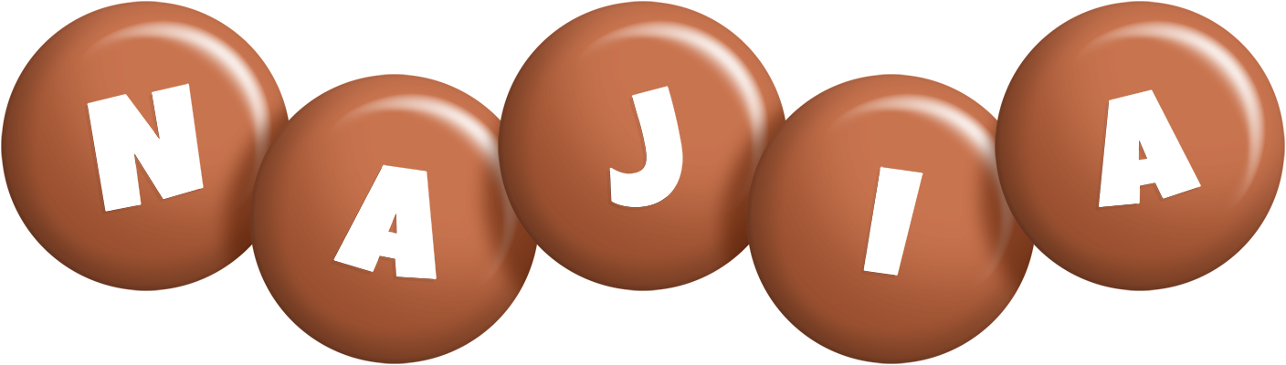 Najia candy-brown logo