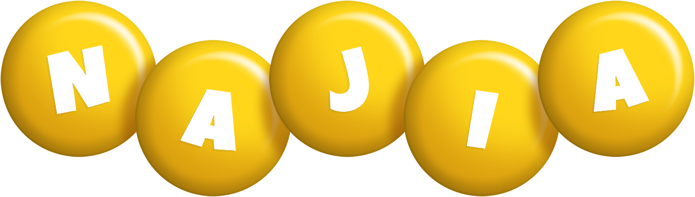 Najia candy-yellow logo