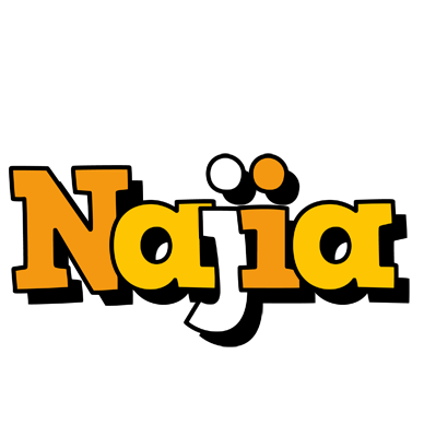 Najia cartoon logo
