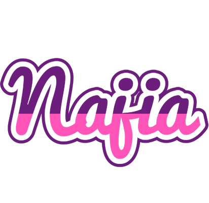 Najia cheerful logo