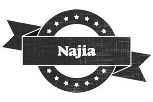 Najia grunge logo