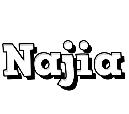 Najia snowing logo
