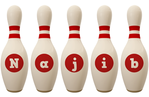 Najib bowling-pin logo