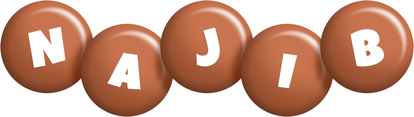 Najib candy-brown logo