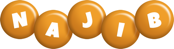 Najib candy-orange logo
