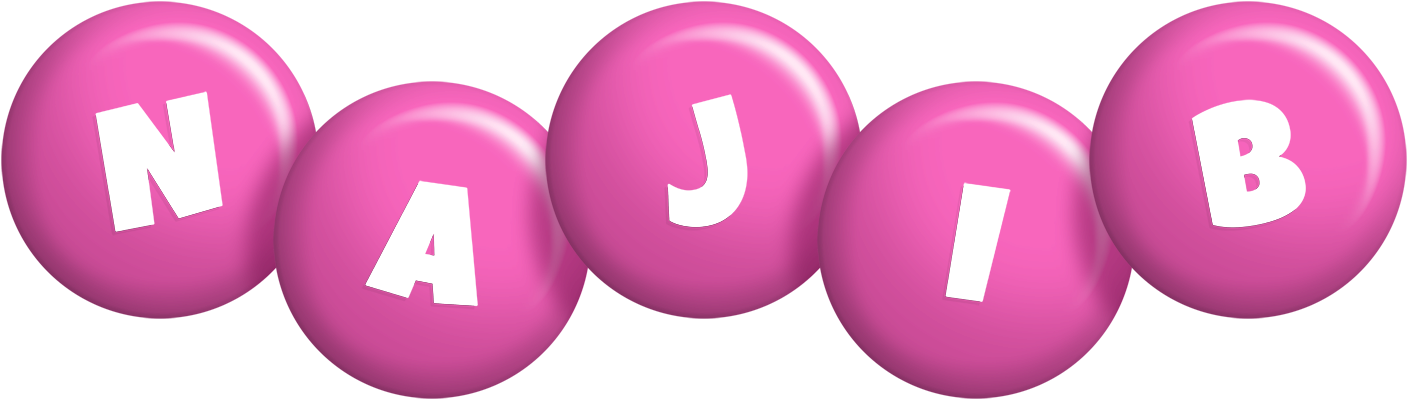 Najib candy-pink logo
