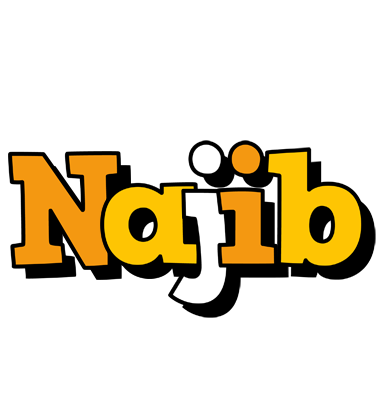 Najib cartoon logo