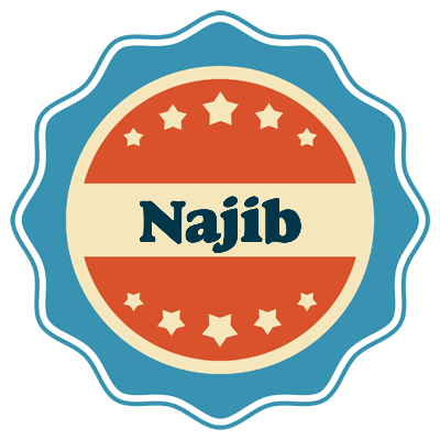 Najib labels logo