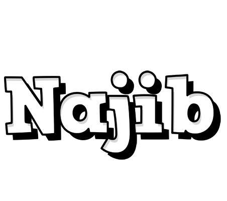 Najib snowing logo