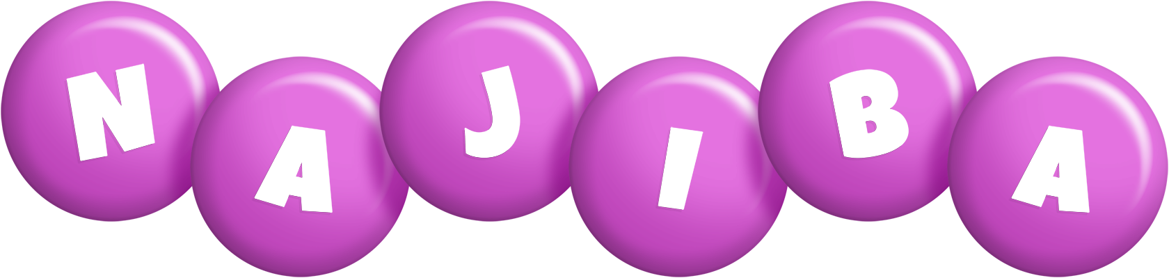 Najiba candy-purple logo