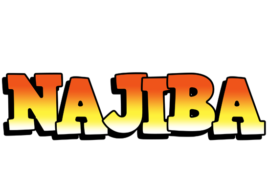 Najiba sunset logo